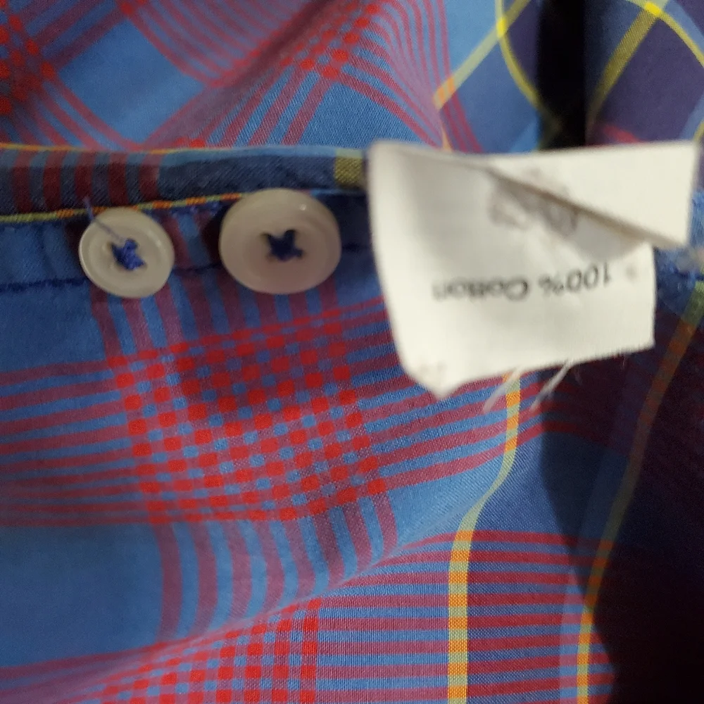 J. Crew Tartan Plaid Longsleeve Button Down Shirt Cotton Men's Large